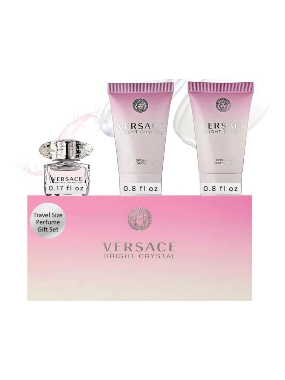 VERSACE Bright Crystal 3 pc Gift Set - NEW IN BOX